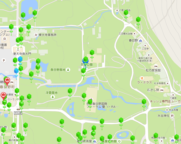 【ポケモンGO】奈良公園周辺に出現するポケモン一覧｜ミニリュウの巣