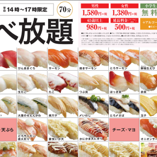 松本市南松本かっぱ寿司食べ放題で早く食べる方法と回転率を上げる方法